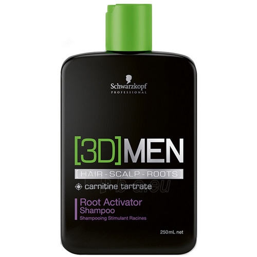 Plaukų šampūnas Schwarzkopf Professional Activating Shampoo For Men 3D (Root Activator Shampoo)1000 ml paveikslėlis 1 iš 1