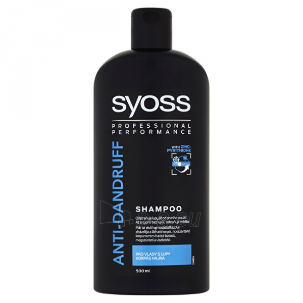 Plaukų šampūnas Syoss Hair Shampoo with Anti-Dandruff (Shampoo) 500 ml paveikslėlis 1 iš 1