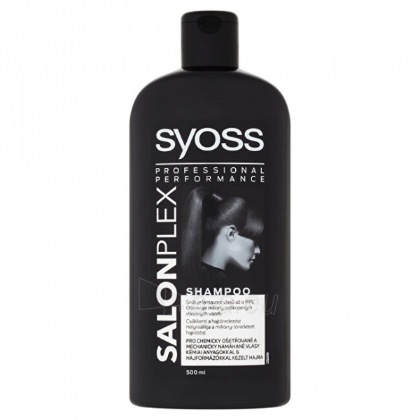 Plaukų šampūnas Syoss Shampoo for chemically treated and mechanically stressed hair Salon Plex 500 ml paveikslėlis 1 iš 1