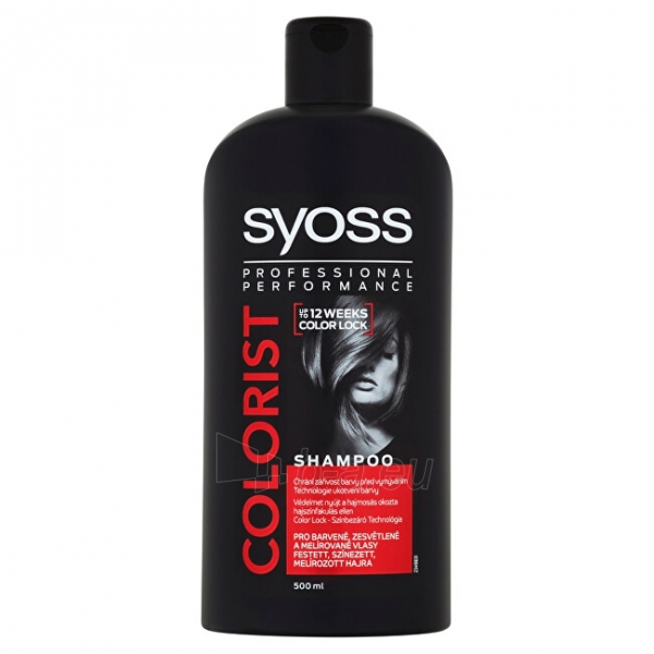 Plaukų šampūnas Syoss Shampoo for colored, lightened and melted hair Colorist (Shampoo) 500 ml paveikslėlis 1 iš 1