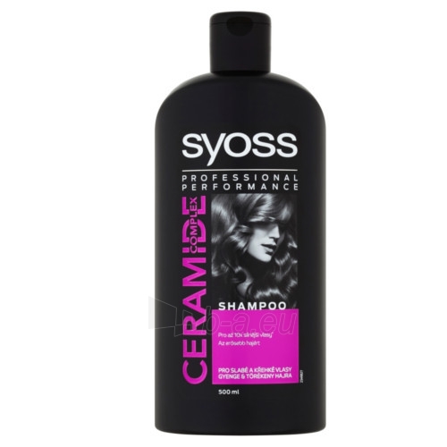 Plaukų šampūnas Syoss Shampoo for fragile and brittle hair Ceramide Complex 500 ml paveikslėlis 1 iš 1