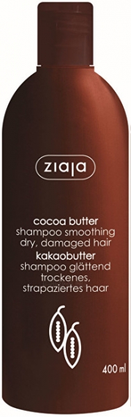 Plaukų šampūnas Ziaja Smoothing Shampoo for Dry and Damaged Hair Cocoa Butter 400 ml paveikslėlis 1 iš 1