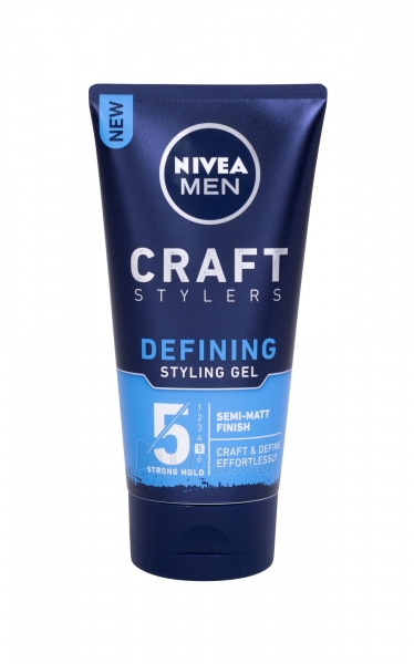Plaukų želė Nivea Men Craft Stylers Defining Hair Gel 150ml Semi-Matt paveikslėlis 1 iš 1