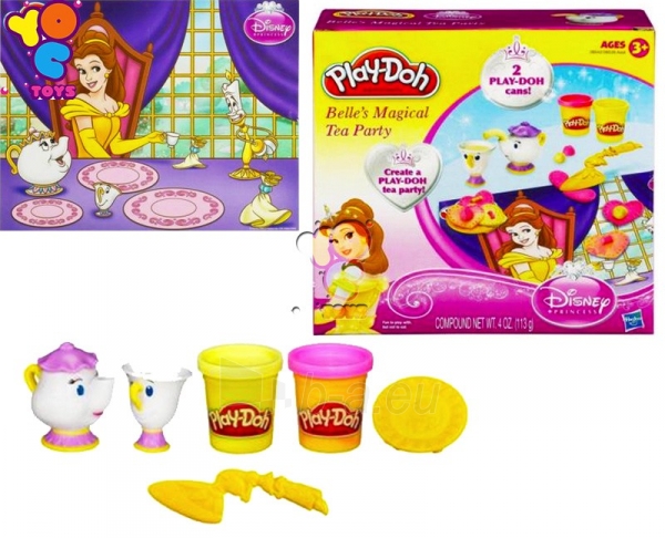 Play-doh plastelinas Princess Tea Party 38542 / 38539 paveikslėlis 1 iš 1