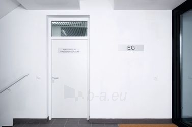 Plieninės durys UT401 1000x2100, dešininės, BaltosRAL 9010 paveikslėlis 1 iš 1