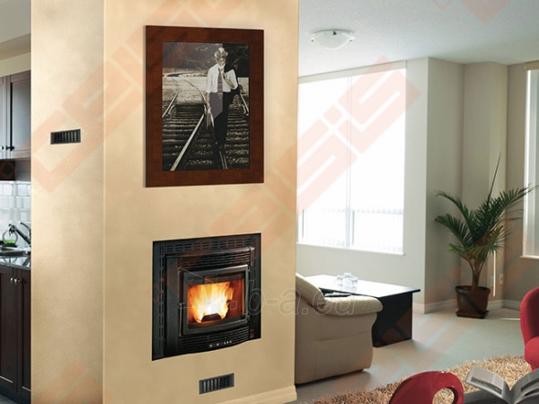 Plieninis židinio ugniakuras La Nordica Extraflame Comfort Maxi (640 x 616 x 716); 3,4 - 8,9kW paveikslėlis 2 iš 2