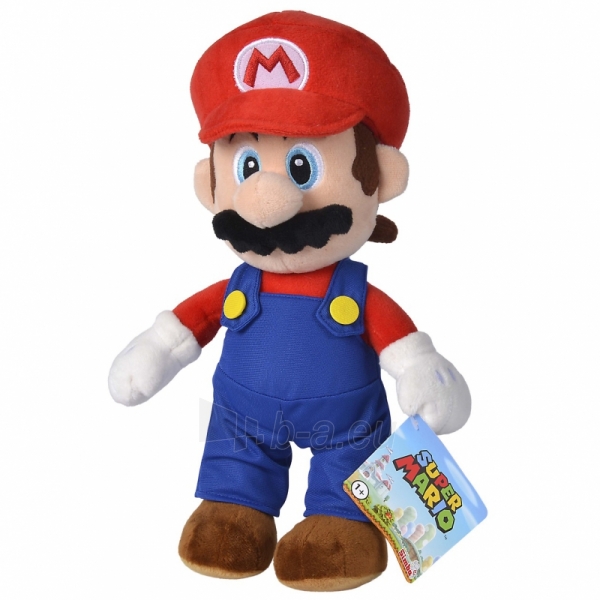 Pliušinis žaislas - Super Mario Simba, 30 cm paveikslėlis 1 iš 8