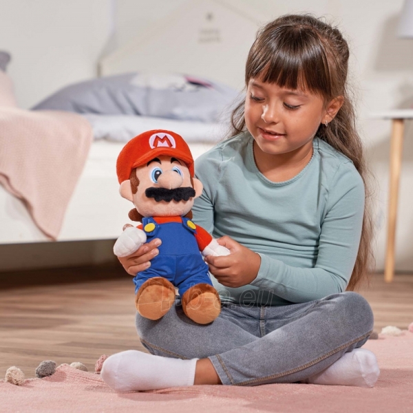 Pliušinis žaislas - Super Mario Simba, 30 cm paveikslėlis 3 iš 8