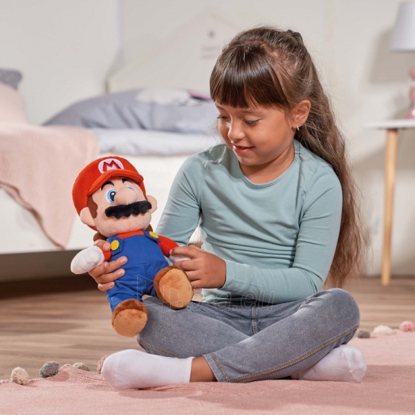 Pliušinis žaislas - Super Mario Simba, 30 cm paveikslėlis 4 iš 8