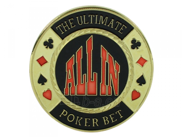 Pokerio kortų saugas „All In“ paveikslėlis 1 iš 1