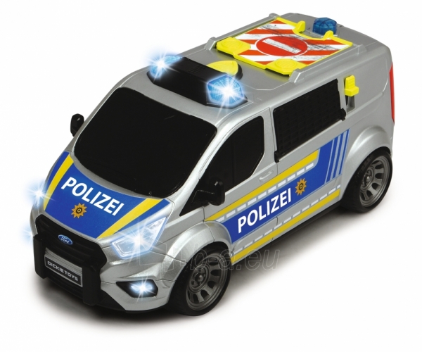 Policijos automobilis | Ford Transit 28 cm | Dickie 3714013 paveikslėlis 9 iš 12