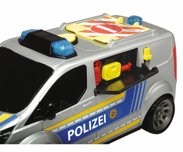 Policijos automobilis | Ford Transit 28 cm | Dickie 3714013 paveikslėlis 8 iš 12