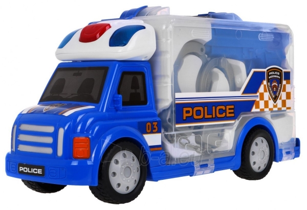 Policijos automobilis su daiktadėže paveikslėlis 4 iš 9
