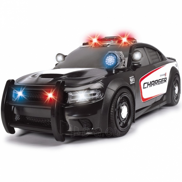 Policijos automobilis su šviesos ir garso efektais paveikslėlis 2 iš 2