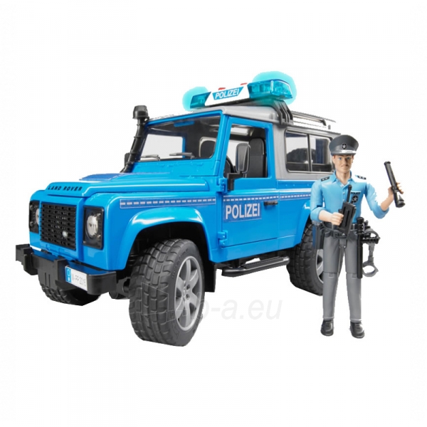 Policijos džipas su šviesomis ir garsais paveikslėlis 1 iš 1