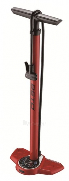 Pompa pastatoma BETO steel CMP-137SG5 red Dual-head su manometru / paveikslėlis 1 iš 1
