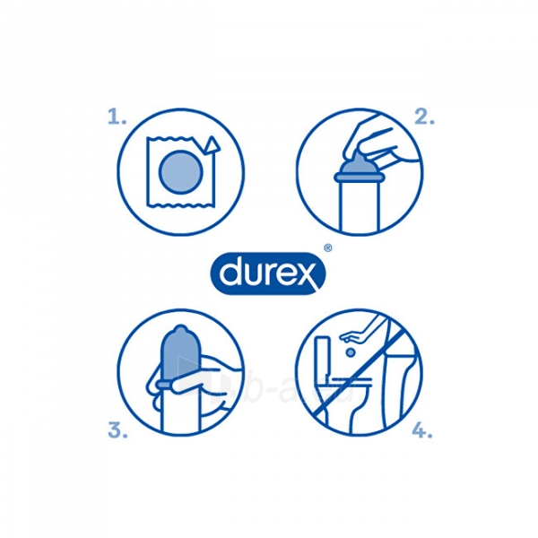 Prezervatyvai Durex Classic 2 + 1 paveikslėlis 5 iš 6