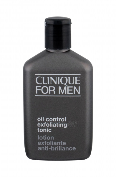 Problemiškos odos valiklis Clinique For Men Oil Control Exfoliating Tonic 200ml paveikslėlis 1 iš 1