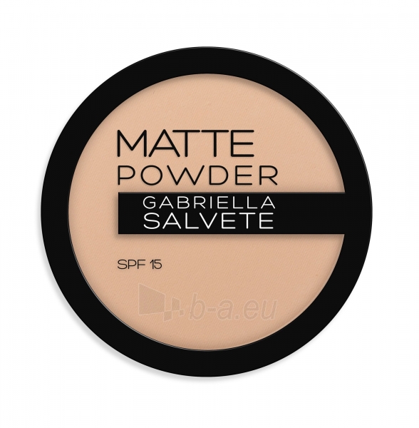 Pudra Gabriella Salvete Matte Powder SPF15 Cosmetic 8g Shade 02 paveikslėlis 1 iš 2