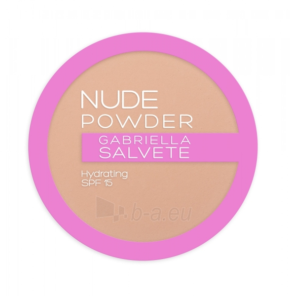 Pudra Gabriella Salvete Nude Powder SPF15 Cosmetic 8g Shade 03 Nude Sand paveikslėlis 1 iš 2