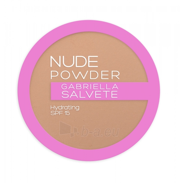 Pudra Gabriella Salvete Nude Powder SPF15 Cosmetic 8g Shade 04 Nude Beige paveikslėlis 1 iš 2