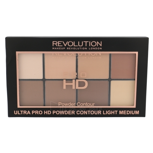 Pudra Makeup Revolution London Ultra Pro HD Powder Contour Palette Cosmetic 20g Shade Light Medium paveikslėlis 1 iš 1
