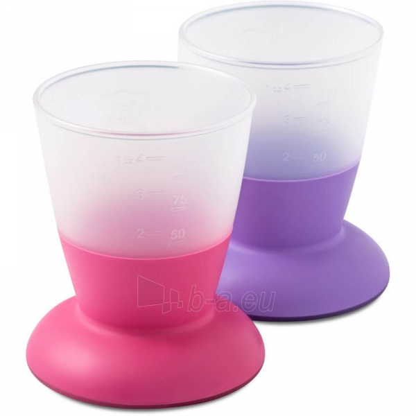 Puodelis Baby Cup,2pack,Pink/Purple paveikslėlis 1 iš 1
