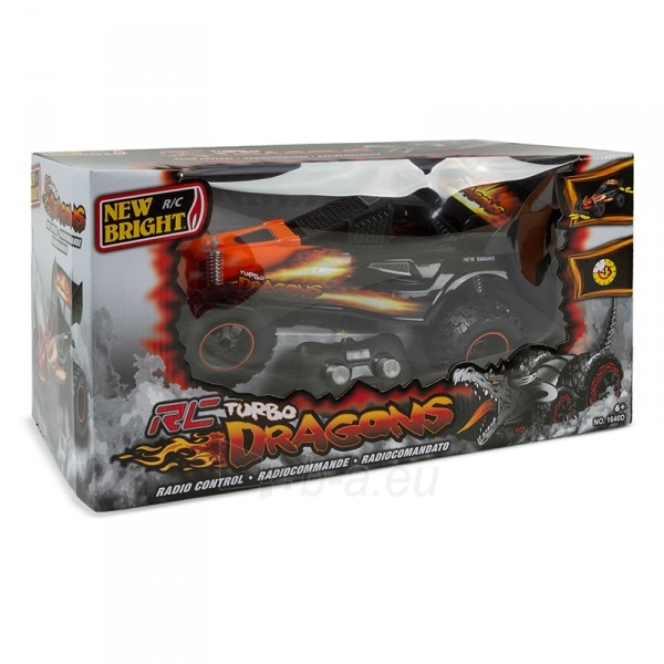 Radio bangomis valdomas automobilis 1:16 R/C Turbo Dragons Buggy Orange paveikslėlis 2 iš 2