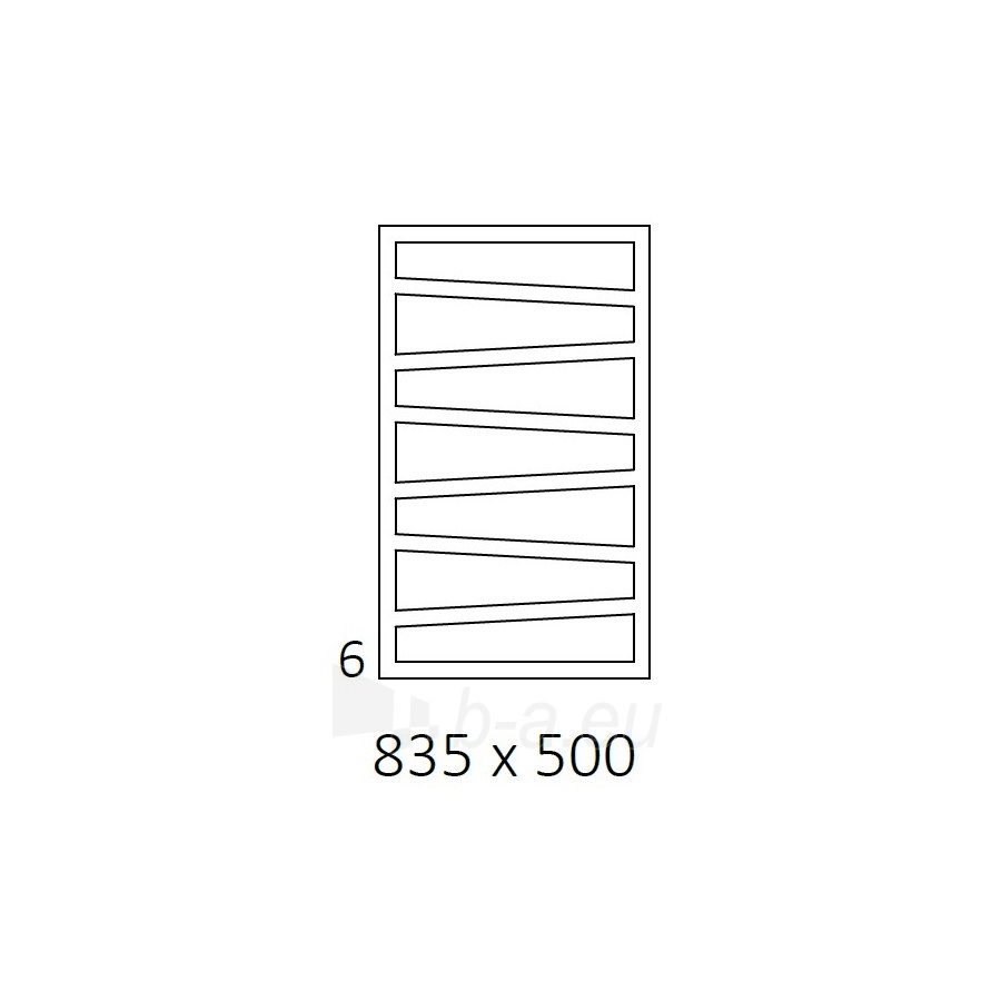 Rankšluosčių džiovintuvas-kopetėlės Terma ZigZag, 835x500 juodas matinis RAL9005 paveikslėlis 3 iš 4
