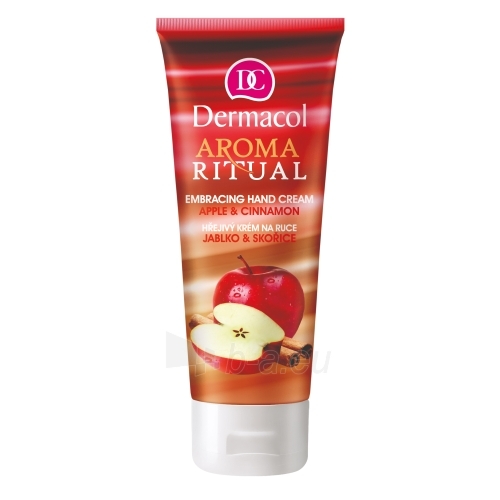 Hand cream Dermacol Aroma Ritual Hand Cream Apple & Cinnamon Cosmetic 100ml paveikslėlis 1 iš 1