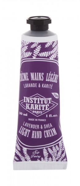 Rankų kremas Institut Karite Light Hand Cream Lavender & Shea Hand Cream 30ml paveikslėlis 1 iš 1