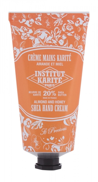 Rankų kremas Institut Karite Shea Hand Cream Almond & Honey Hand Cream 75ml paveikslėlis 1 iš 1