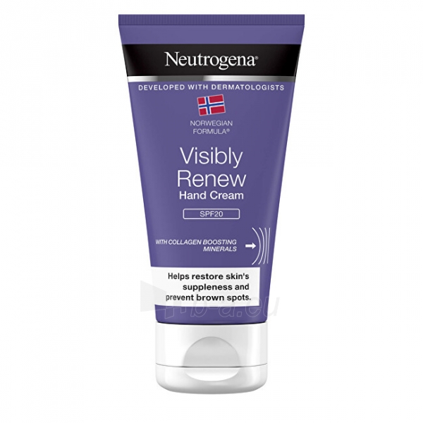 Hand cream Neutrogena Visibly Renew SPF 20 (Elasti-Boost Hand Cream) 75 ml paveikslėlis 2 iš 5