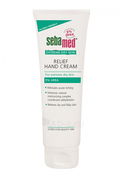 Hand cream Sebamed Soothing Hand Cream 5% urea Urea(Relief Hand Cream) 75 ml paveikslėlis 1 iš 1