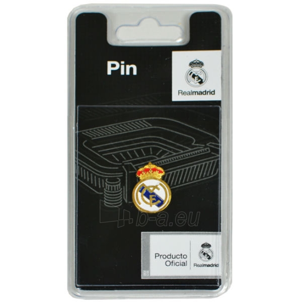 Real Madrid C.F. prisegamas logotipo formos ženklelis paveikslėlis 1 iš 2