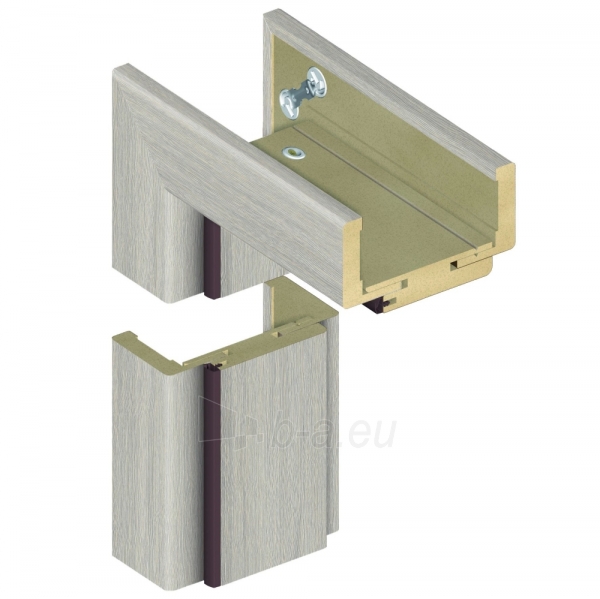 Adjustable door frame INVADO K70 120/139 Forte cedar (B462), with rims paveikslėlis 1 iš 1