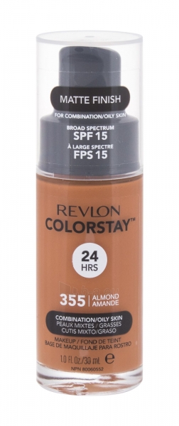 Revlon Colorstay 355 Almond Combination Oily Skin Makeup 30ml SPF15 paveikslėlis 1 iš 2