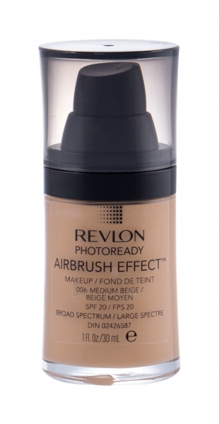 Revlon Photoready Airbrush Effect Makeup SPF20 Cosmetic 30ml Shade 006 Medium Beige paveikslėlis 3 iš 3