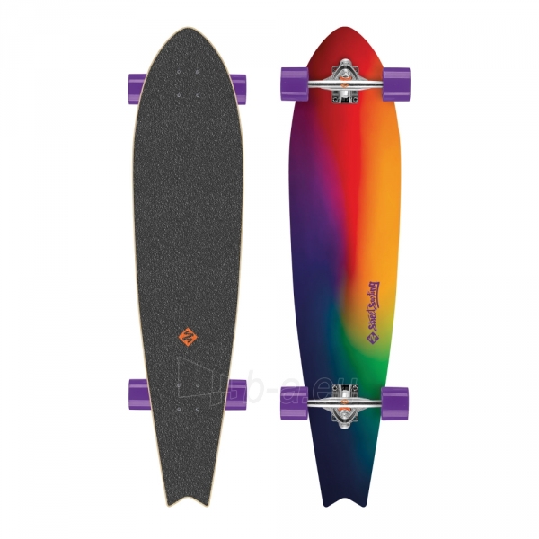 Riedlentė Street Surfing Fishtail - Sunset Blur 42 Longboard paveikslėlis 1 iš 6