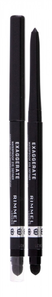 Rimmel London Exaggerate Waterproof Eye Definer Cosmetic 0,28g 262 Blackest Black paveikslėlis 2 iš 2
