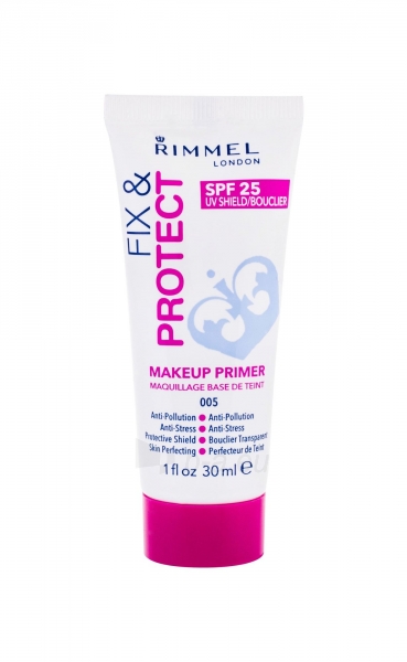 Rimmel London Fix & Protect Makeup Primer SPF25 Cosmetic 30ml paveikslėlis 1 iš 2