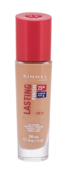 Rimmel London Lasting Finish 25h Foundation Cosmetic 30ml Shade 300 Sand paveikslėlis 1 iš 2
