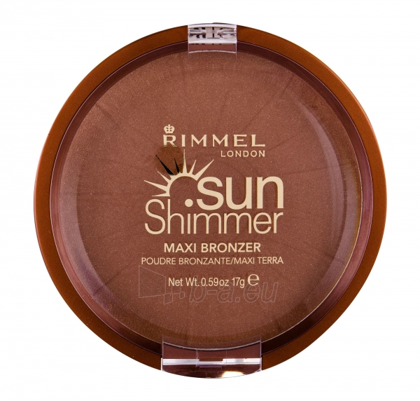 Rimmel London Sun Shimmer Maxi Bronzer Powder Cosmetic 17g 004 Sun Star paveikslėlis 2 iš 2
