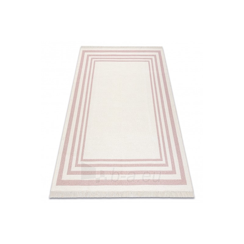 Rožinis dvipusis kilimas TWIN | 60x90 cm paveikslėlis 1 iš 13