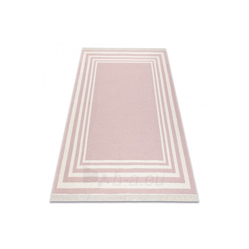 Rožinis dvipusis kilimas TWIN | 60x90 cm paveikslėlis 12 iš 13