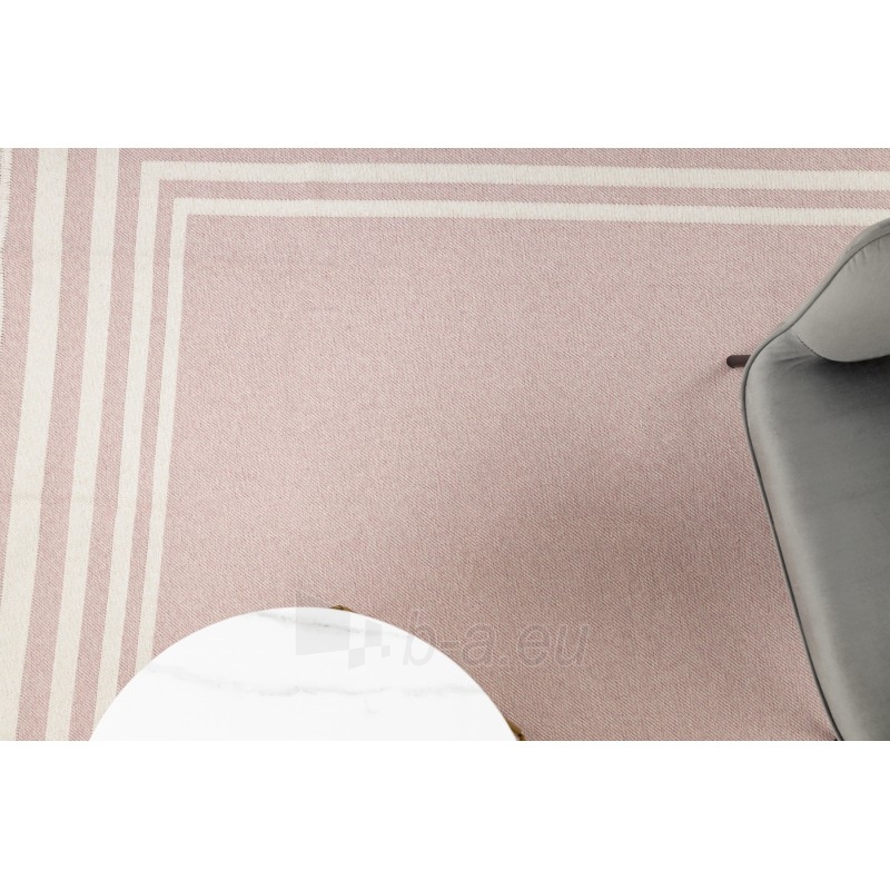 Rožinis dvipusis kilimas TWIN | 60x90 cm paveikslėlis 8 iš 13