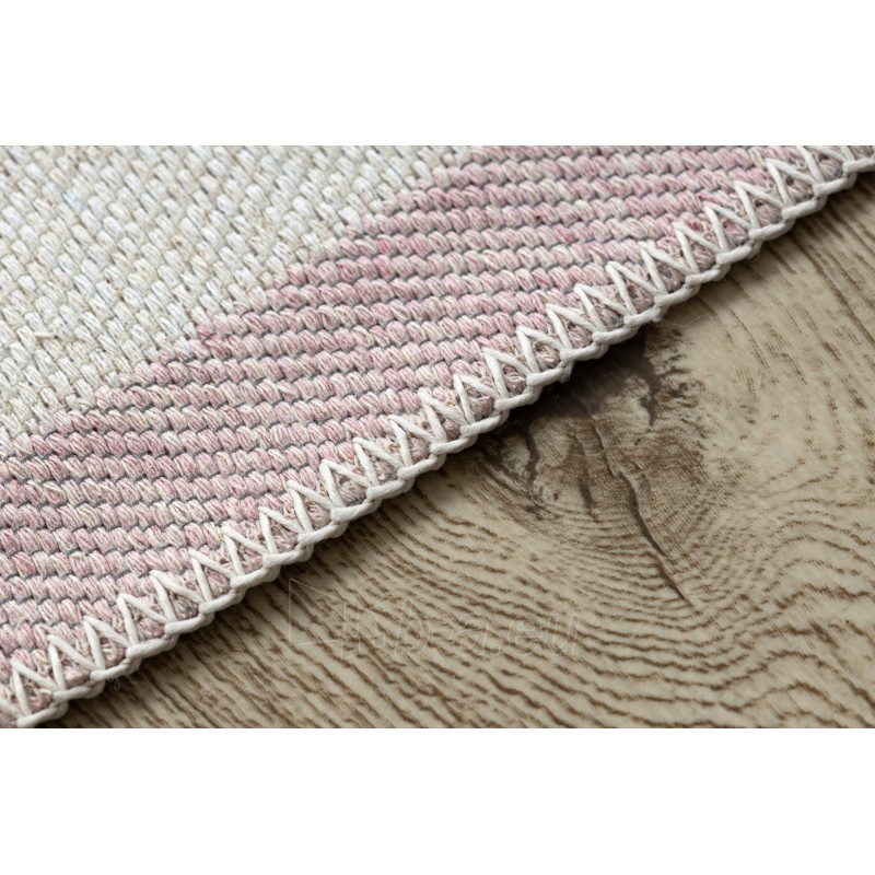 Rožinis dvipusis kilimas TWIN | 60x90 cm paveikslėlis 6 iš 13