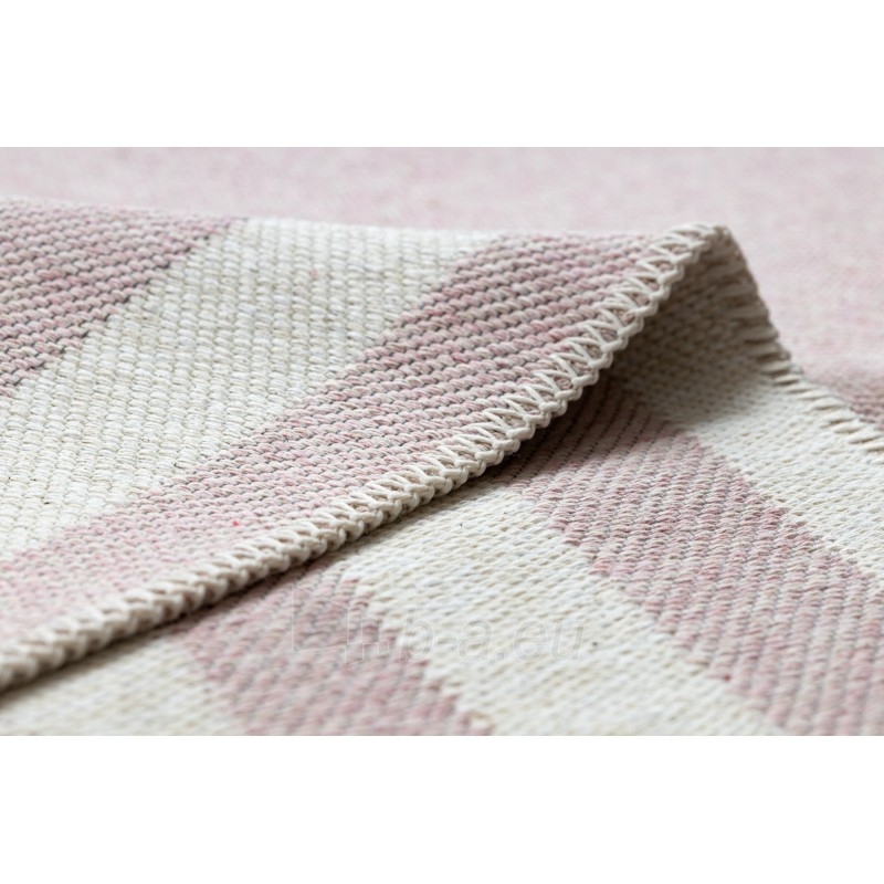 Rožinis dvipusis kilimas TWIN | 60x90 cm paveikslėlis 4 iš 13