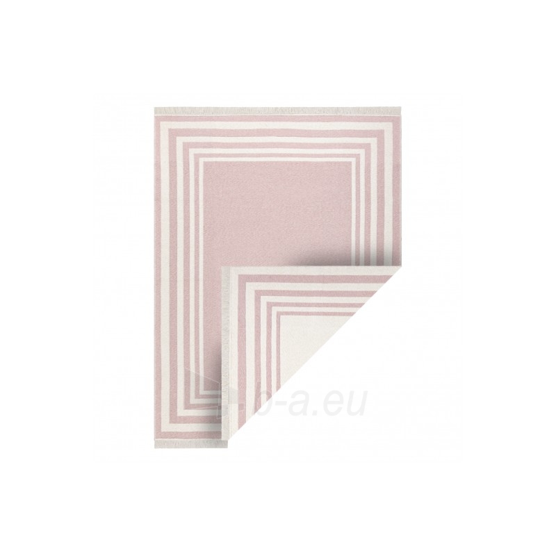 Rožinis dvipusis kilimas TWIN | 60x90 cm paveikslėlis 13 iš 13