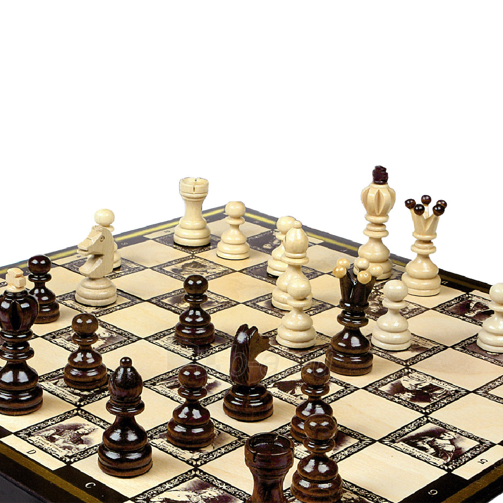 Šachmatai WAWEL, 43 x 43 cm paveikslėlis 2 iš 6